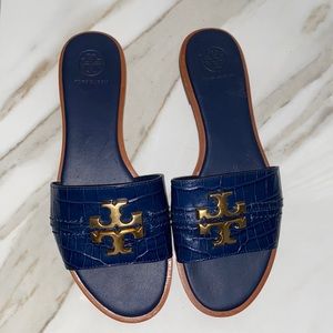 Tory Burch everly croc sandals